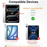 IVEOPPE Háttérvilágítású Billentyűzetes Tok iPad Pro 13" M5 2025 / M4 2024 készülékhez - Kék 2