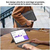 Puzdro s Bluetooth klávesnicou IVEOPPE pre iPad Pro 13 (2024) – čierne 7