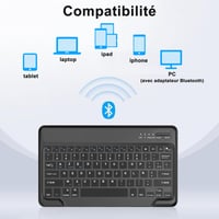 Puzdro s Bluetooth klávesnicou IVEOPPE pre iPad Pro 13 (2024) – čierne 2