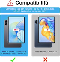IVEOPPE Honor Pad X9 mágneses Bluetooth billentyűzet tok 11.5 hüvelyk 2