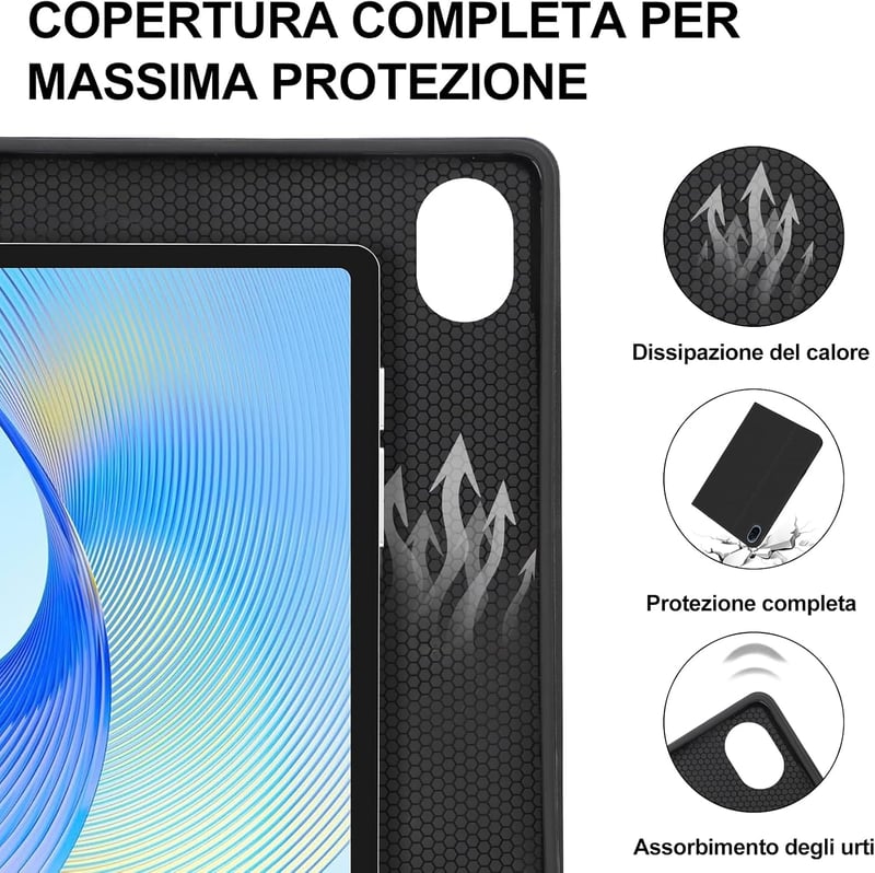 IVEOPPE Honor Pad X9 mágneses Bluetooth billentyűzet tok 11.5 hüvelyk