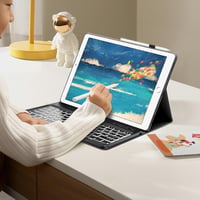 IVEOPPE iPad Pro 12.9 Bluetooth Billentyűzet Tok Világítással 2017/2015 9