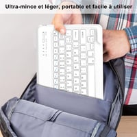 IVEOPPE iPad Pro 13 2024 Bluetooth billentyűzet tok, eltávolítható, fekete 8