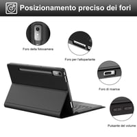 Puzdro IVEOPPE pre Lenovo Idea Tab Pro 12.7 2025 s odnímateľnou Bluetooth klávesnicou a touchpadom, kompatibilné s Lenovo Xiaoxin Pad Pro 12.7 2025, čierne 7