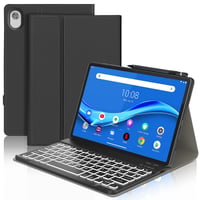 IVEOPPE Lenovo Tab M10 FHD Plus 10.3" Bluetooth Billentyűzetes Tok (TB-X606F/TB-X606X/TB-X6C6F) Olasz Kiosztás, Háttérvilágítással, Fekete 1
