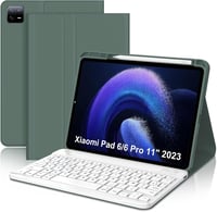 IVEOPPE Xiaomi Pad 6 11" bőr tok mágneses AZERTY billentyűzettel 1