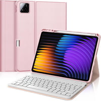IVEOPPE Xiaomi Pad 8/Pro 11.2" Leválasztható Billentyűzet Tok AZERTY Pink 1