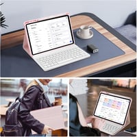 IVEOPPE Xiaomi Pad 8/Pro 11.2" Leválasztható Billentyűzet Tok AZERTY Pink 9