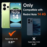 ivoler 2db Védőüveg Xiaomi Redmi Note 14 4G Készülékhez, Pozicionáló Kerettel, 9H Keménységű HD Kijelzővédő Fólia, Karcálló Üvegfólia 2