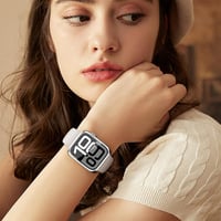 ivoler 3 bucăți husă transparentă din silicon pentru Apple Watch SE și Series 6 5 4 de 44 mm, carcasă de protecție subțire din TPU, rezistentă la șocuri, anti-zgârieturi 7