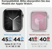 ivoler 3 bucăți husă transparentă din silicon pentru Apple Watch SE și Series 6 5 4 de 44 mm, carcasă de protecție subțire din TPU, rezistentă la șocuri, anti-zgârieturi 2