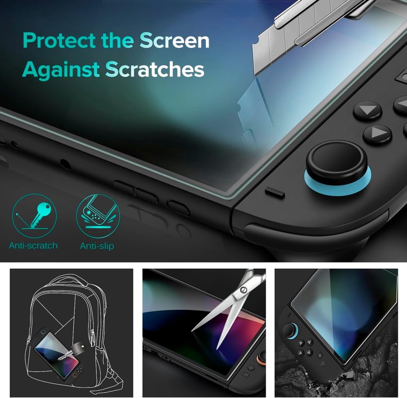 ivoler 3 db Edzett Üveg Képernyővédő Fólia Nintendo Switch 2 (2025) Modellhez - Karcálló, Buborékmentes, HD Tisztaságú Kijelzővédő
