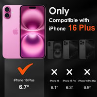 ivoler iPhone 16 Plus edzett üveg képernyővédő + kameravédő fólia - 3+3 db 2