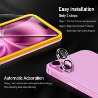 ivoler iPhone 16 Plus edzett üveg képernyővédő + kameravédő fólia - 3+3 db 5