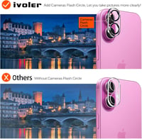 ivoler iPhone 16 Plus edzett üveg képernyővédő + kameravédő fólia - 3+3 db 8