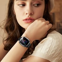 ivoler 3 ks ochranného krytu s ochranou displeja pre inteligentné hodinky Fitbit Versa 4 / Fitbit Sense 2, nárazuvzdorné, odolné proti poškriabaniu, tenké TPU puzdro, 2 priehľadné + 1 čierne 7