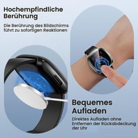 ivoler 3 ks ochranného krytu s ochranou displeja pre inteligentné hodinky Fitbit Versa 4 / Fitbit Sense 2, nárazuvzdorné, odolné proti poškriabaniu, tenké TPU puzdro, 2 priehľadné + 1 čierne 6