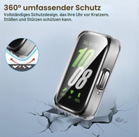 ivoler 3 ks puzdro s ochranou obrazovky pre Samsung Galaxy Fit 3, priehľadný TPU ochranný kryt, odolný voči nárazom, odolný voči poškriabaniu, celkové pokrytie, ultra tenký 4