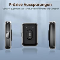 ivoler 3 ks puzdro s ochranou obrazovky pre Samsung Galaxy Fit 3, priehľadný TPU ochranný kryt, odolný voči nárazom, odolný voči poškriabaniu, celkové pokrytie, ultra tenký 6