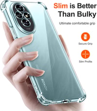 ivoler Átlátszó Szilikon Tok Honor 200 5G Telefonhoz - Ütésálló Sarkokkal, Vékony, Puha TPU Védőtok Karcálló Borítás 8