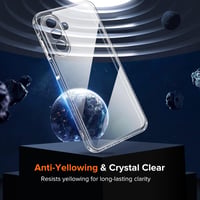 ivoler Átlátszó Tok Samsung Galaxy A26 5G Telefonhoz - Sárgulásálló Védőtok 2db Edzett Üveg Védőfóliával, Katonai Szintű Ütésálló Védelem, V 3