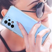 Husă transparentă ivoler pentru Samsung Galaxy A33 5G cu 3 folii de sticlă securizată, husă de protecție subțire din silicon TPU moale, rezistentă la șocuri și la zgârieturi 9