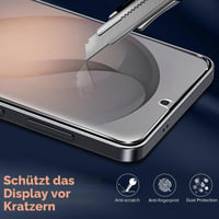 ivoler Priehľadný kryt pre Samsung Galaxy S26 Plus 5G, s 2 ks tvrdeného skla, vojenská ochrana, nárazuvzdorný, tenký, nežltnúci, čierny 2