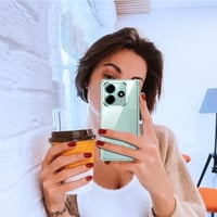ivoler Priehľadný kryt pre Xiaomi Redmi Note 14 5G + 2 ks tvrdené sklo, tenký silikónový TPU nárazuvzdorný ochranný kryt, nárazník odolný proti poškriabaniu 9