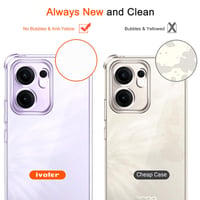 Priehľadný TPU silikónový kryt ivoler – Oppo Reno 13F 5G / Reno 13 FS 5G 6