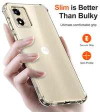 Husă ivoler din silicon transparent pentru Motorola Moto E13, cu colțuri rezistente la șocuri, carcasă subțire și flexibilă din TPU, husă de telefon rezistentă la zgârieturi 6
