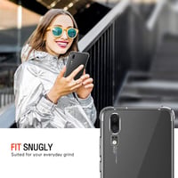 ivoler Huawei P20 átlátszó szilikon védőtok ütésálló sarkokkal 7