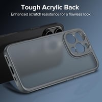 ivoler iPhone 16 Pro matt szilikon hátlap tok zöld, kamera lencsevédő, ütésálló, ujjlenyomat-álló, átlátszó 6