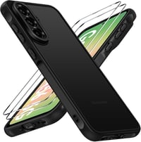 iVoler Samsung Galaxy A56 5G Tok Katonai Védelemmel + 2db Edzett Üveg, Kameravédő, Mattított Hátlap, Ujjlenyomatmentes Védőtok 1