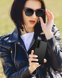 iVoler Samsung Galaxy A56 5G Tok Katonai Védelemmel + 2db Edzett Üveg, Kameravédő, Mattított Hátlap, Ujjlenyomatmentes Védőtok 7