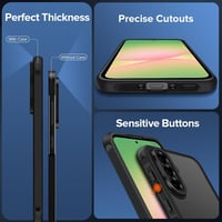 iVoler Samsung Galaxy A56 5G Tok Katonai Védelemmel + 2db Edzett Üveg, Kameravédő, Mattított Hátlap, Ujjlenyomatmentes Védőtok 8