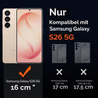 ivoler kryt na Samsung Galaxy S26, zlatý, magnetické priehľadné puzdro kompatibilné s MagSafe s vojenským štandardom ochrany proti nárazom + 2 ks tvrdené sklo 2