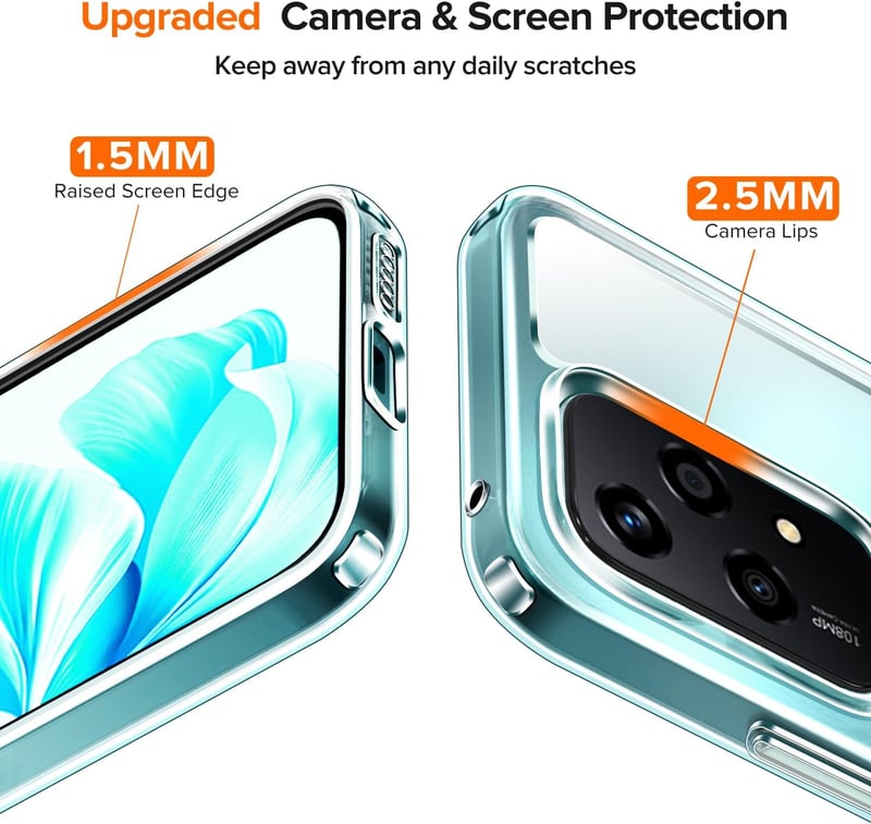 ivoler Soha nem sárguló átlátszó tok Honor 200 Lite 5G készülékhez, ütés és karcálló, vékony védőtok, (nem Honor 200)
