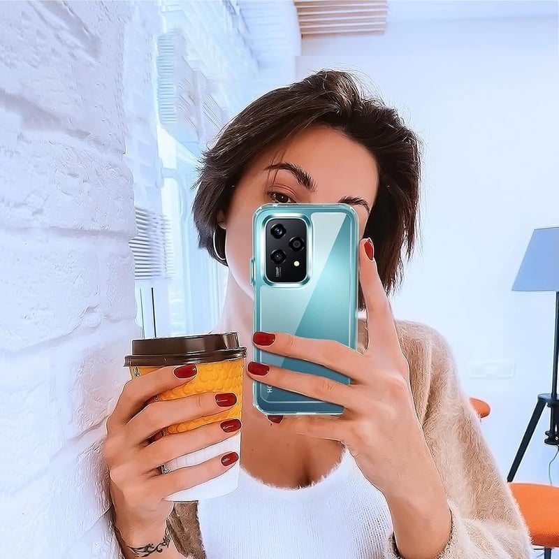 ivoler Soha nem sárguló átlátszó tok Honor 200 Lite 5G készülékhez, ütés és karcálló, vékony védőtok, (nem Honor 200)