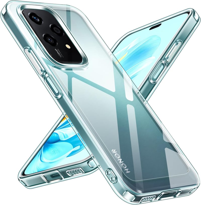 ivoler Soha nem sárguló átlátszó tok Honor 200 Lite 5G készülékhez, ütés és karcálló, vékony védőtok, (nem Honor 200)