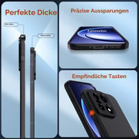 Husă din silicon ivoler pentru OnePlus 15 cu protecție pentru cameră, carcasă de protecție din TPU negru mat, ultra-subțire, rezistentă la șocuri, capac spate flexibil anti-zgârieturi 4