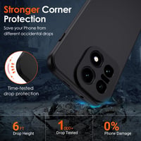 Husă din silicon ivoler pentru OnePlus 15 cu protecție pentru cameră, carcasă de protecție din TPU negru mat, ultra-subțire, rezistentă la șocuri, capac spate flexibil anti-zgârieturi 2