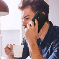 Silikónový kryt ivoler na Samsung Galaxy A23 5G s ochranou fotoaparátu, ultra tenké flexibilné puzdro z TPU, nárazuvzdorné, matná čierna, odolné proti poškriabaniu 7