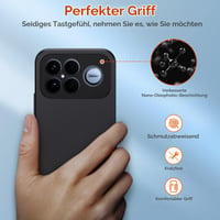 Silikónový kryt ivoler pre Xiaomi Poco F8 Ultra 5G, s úplnou ochranou fotoaparátu, ultratenký, flexibilný, matný čierny ochranný kryt z TPU, odolný voči nárazom a poškriabaniu 5