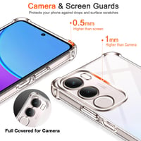 ivoler TPU silikónový kryt na Vivo Y19s / Vivo Y29 5G - priehľadný 3