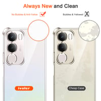 ivoler TPU silikónový kryt na Vivo Y19s / Vivo Y29 5G - priehľadný 6