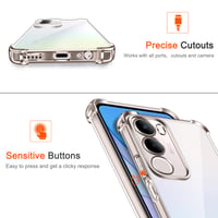 ivoler TPU silikónový kryt na Vivo Y19s / Vivo Y29 5G - priehľadný 4