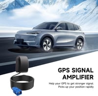 iwui Fakra C GPS Antenna autóhoz mágneses alappal, vízálló navigációs antenna teherautóhoz és hajóhoz 2
