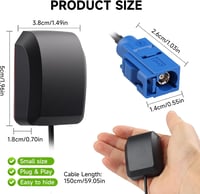 iwui Fakra C GPS Antenna autóhoz mágneses alappal, vízálló navigációs antenna teherautóhoz és hajóhoz 5