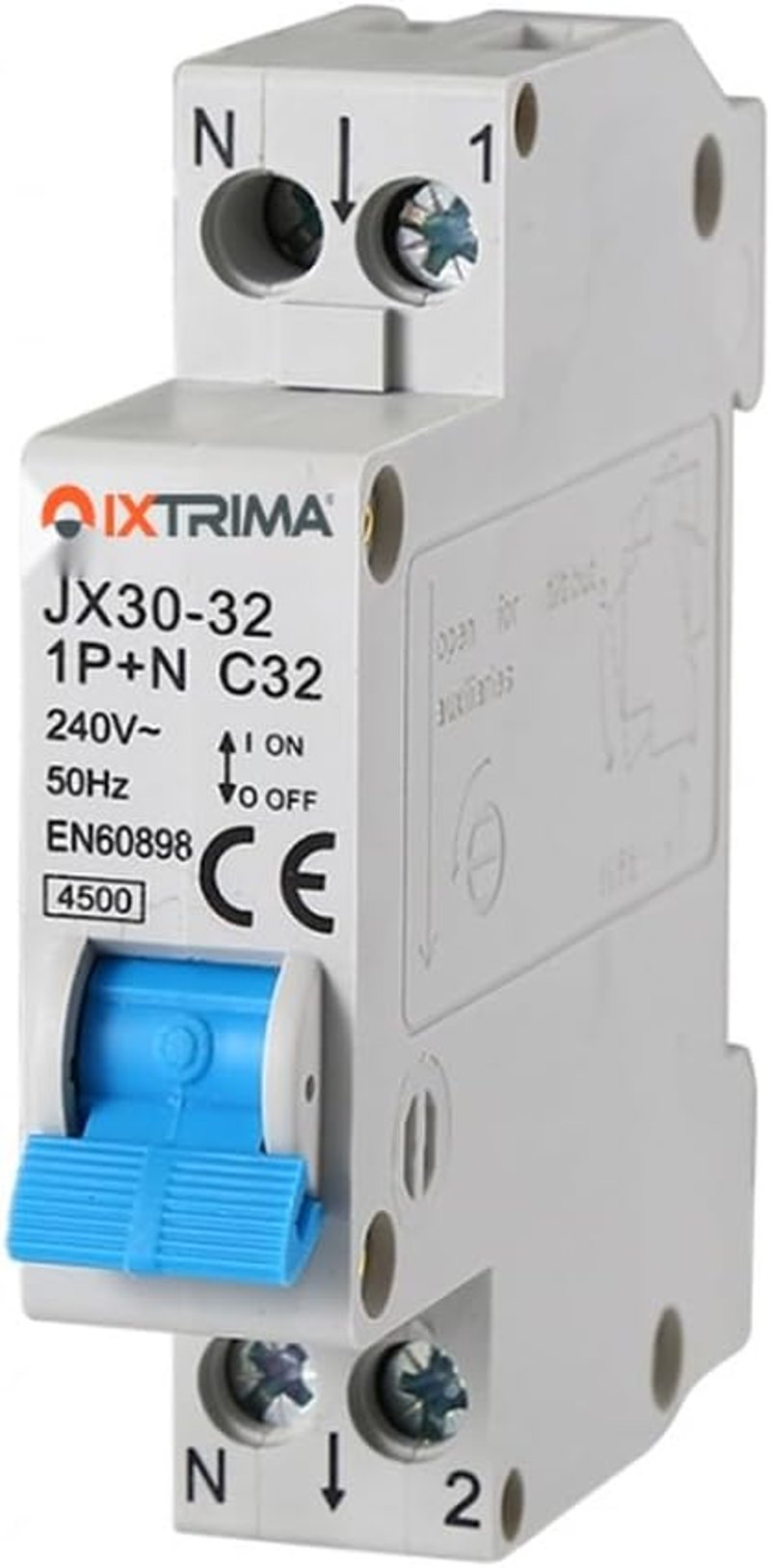 IXTRIMA Automata Kismegszakító 1P+N 32A C32 220V 4.5kA