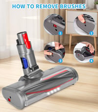 Ixydor Dyson V7 V8 V10 V11 V15 LED kefe szőnyeghez és kemény padlóhoz 7